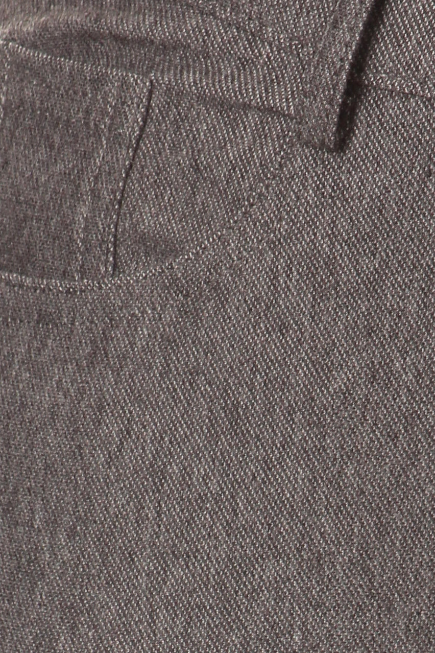 Double Take 5 Pocket Capri Jeggings - Gray