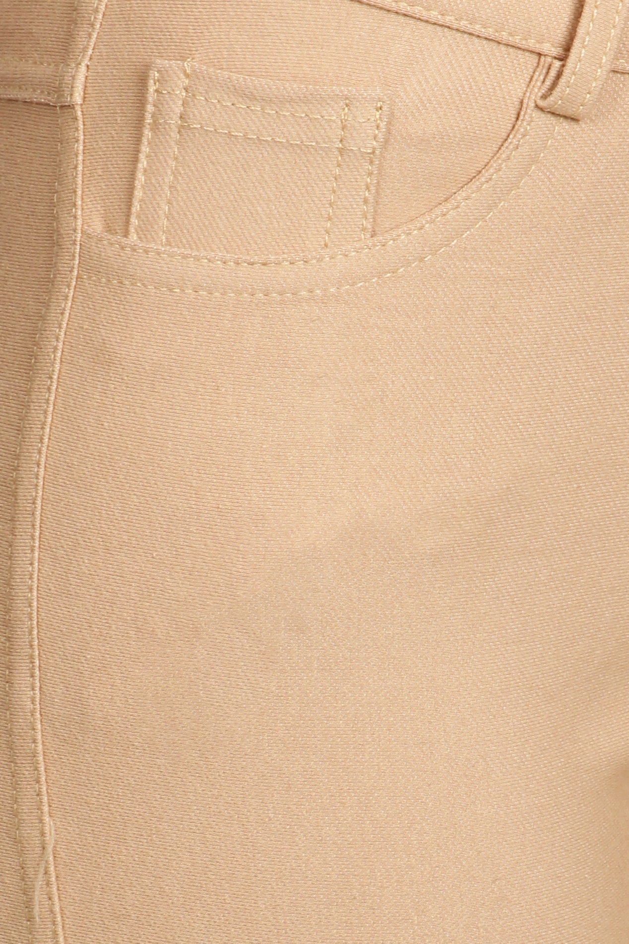 Double Take 5 Pocket Capri Jeggings - Camel
