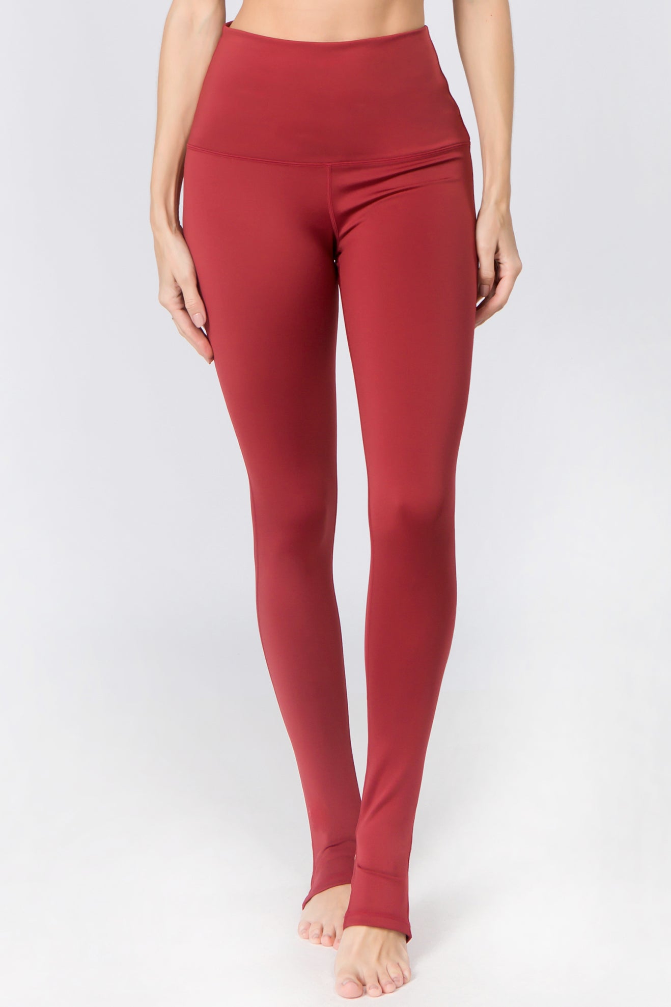 The Stirrup Leggings - Brick Red